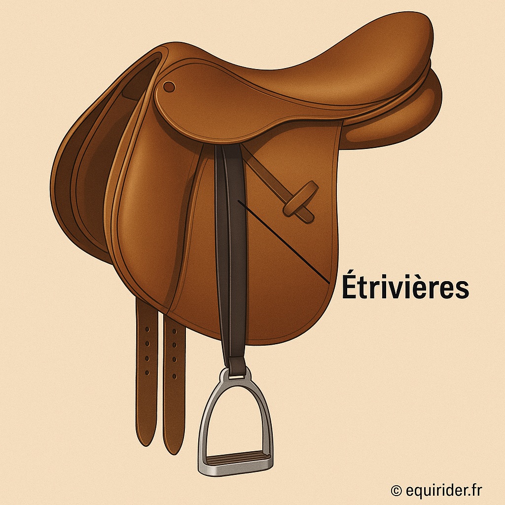 etrivieres partie selle cheval