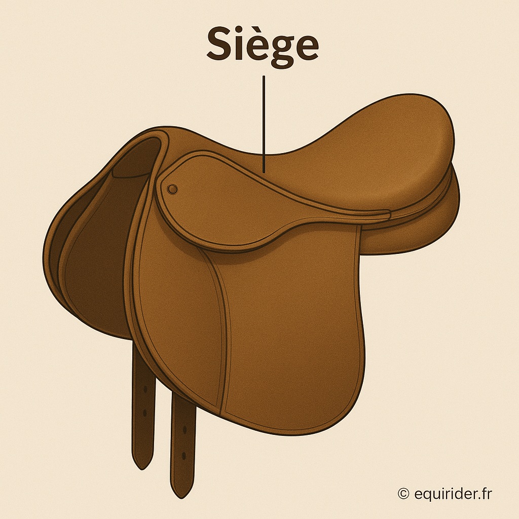 siege partie selle cheval