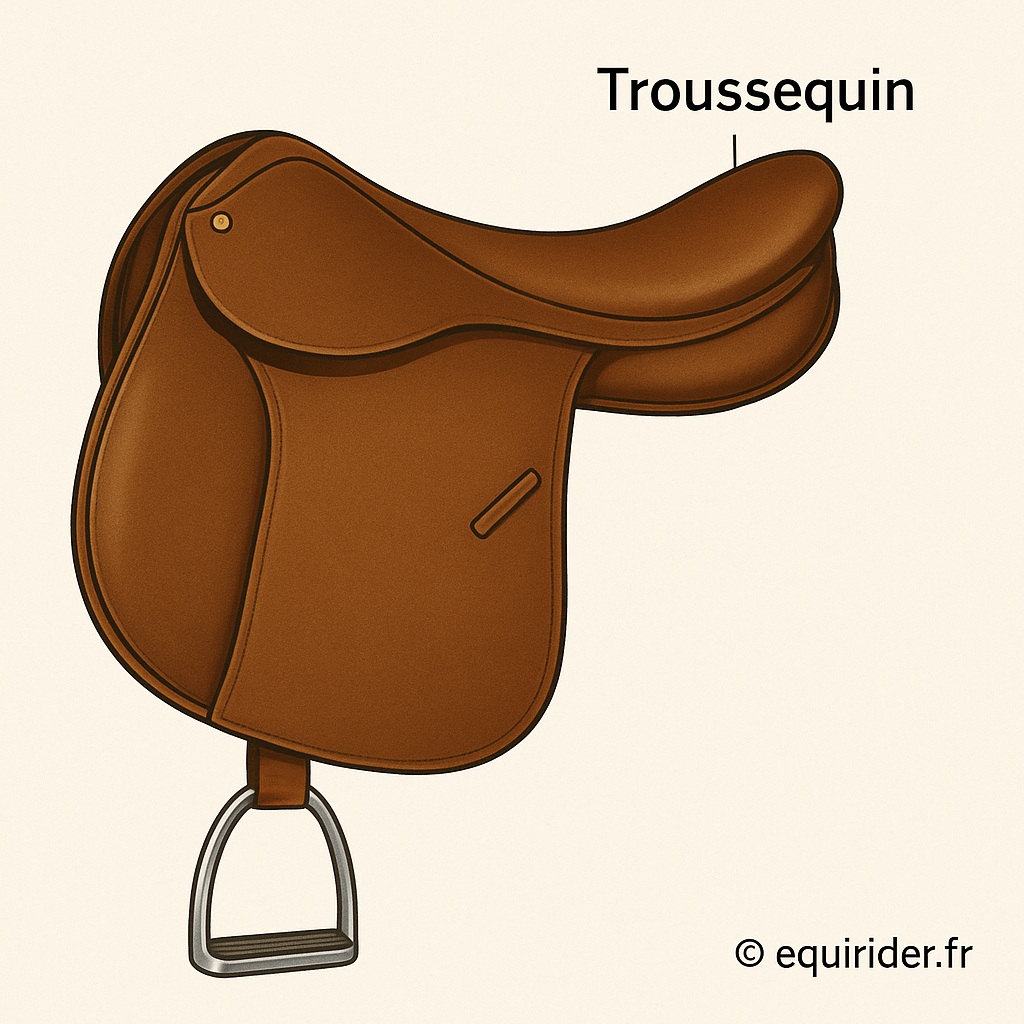 troussequin partie selle cheval